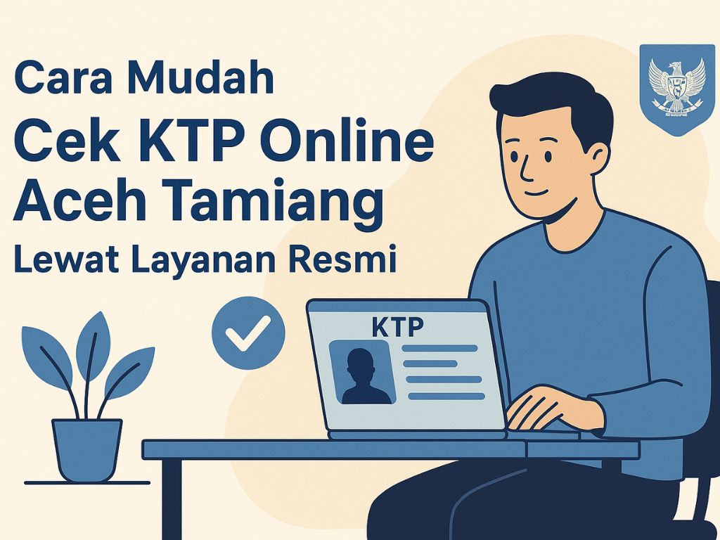Cek KTP Online Aceh Tamiang Lewat Layanan Resmi