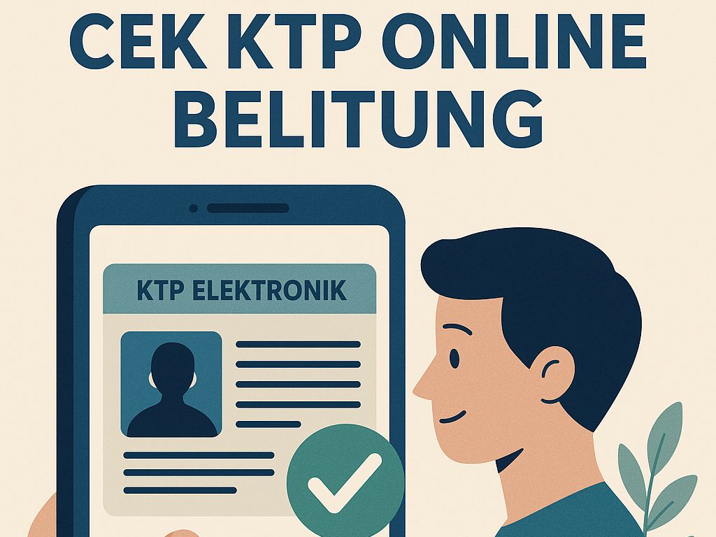Cek KTP Online BELITUNG dengan Aman, Akurat, & Bebas Antre