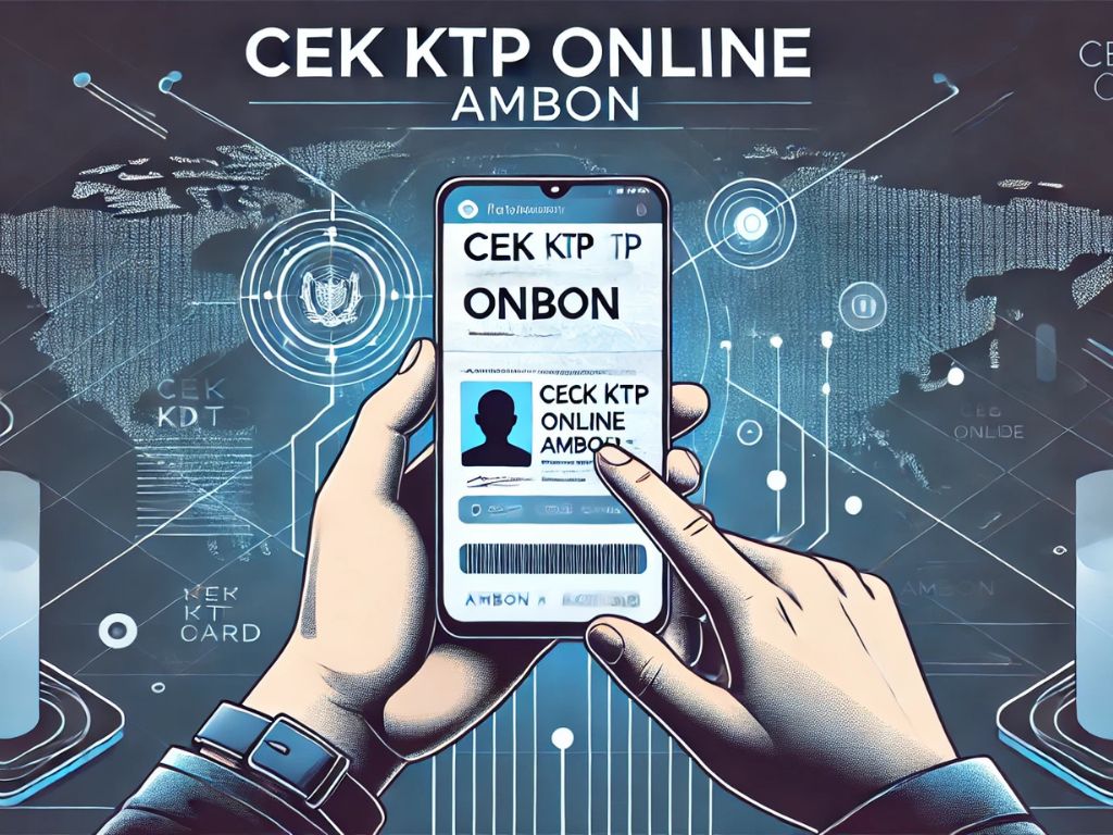 Cek KTP Online AMBON Resmi, Cepat, dan Aman dari Rumah
