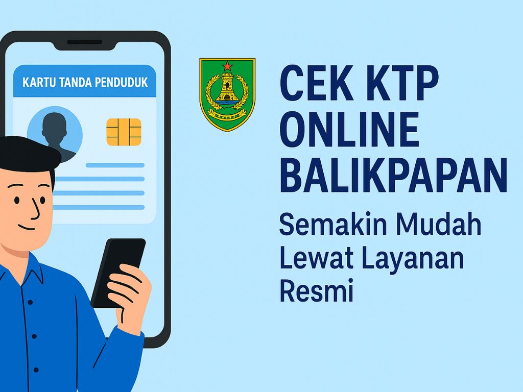 Cek KTP Online BALIKPAPAN, Mudah Lewat Layanan Resmi