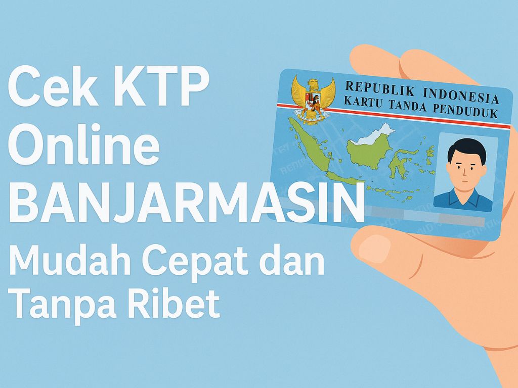 Cek KTP Online BANJARMASIN Mudah Cepat dan Tanpa Ribet