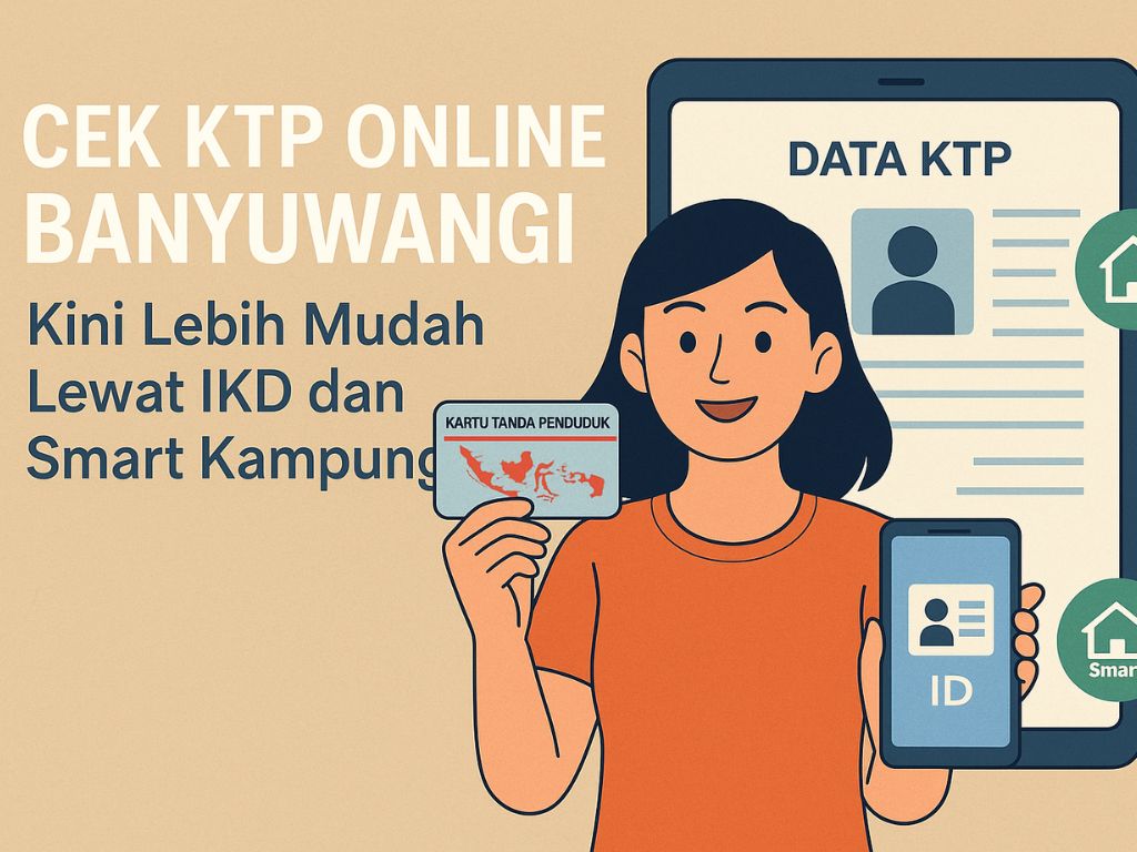 Cek KTP Online BANYUWANGI Lewat IKD dan Smart Kampung