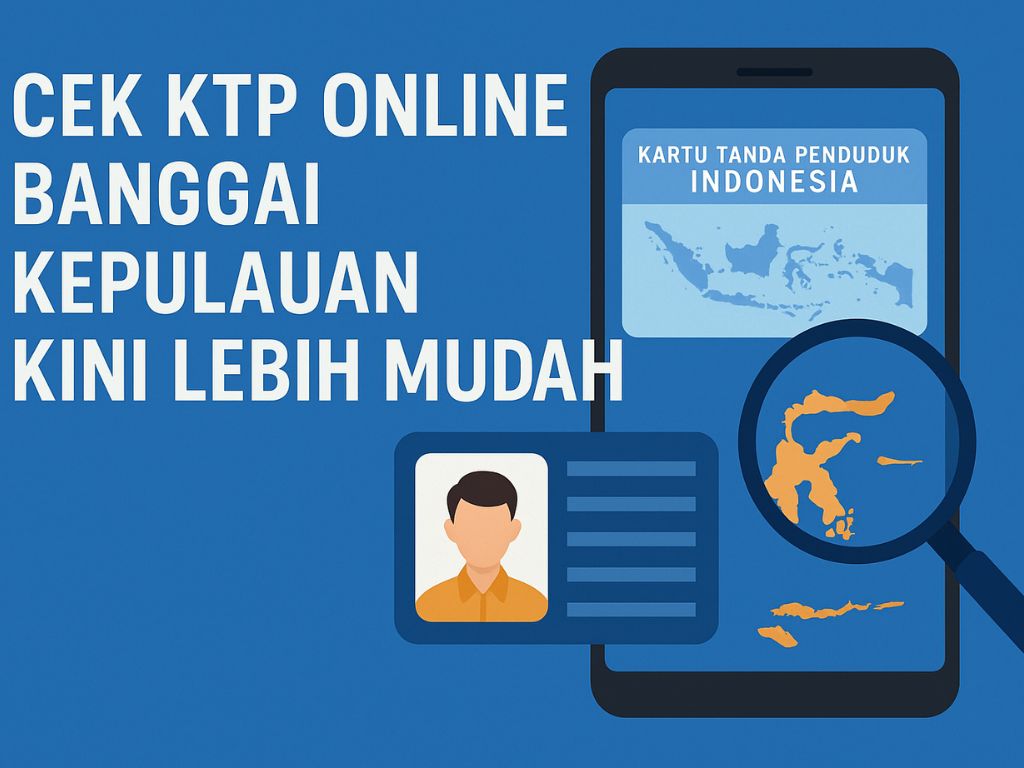 Cek KTP Online Banggai Kepulauan Kini Lebih Mudah